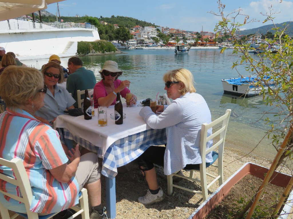 Blick aufs klare Meer
