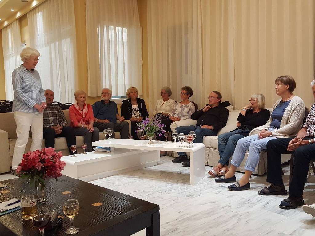 Herzlichen  Dank Irene für die Organisation dieser Wanderreise
