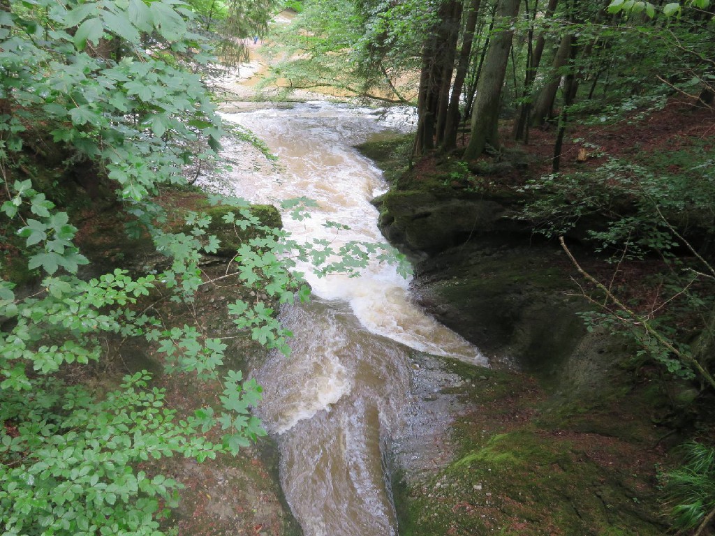 von der Holzbrücke aus gesehen