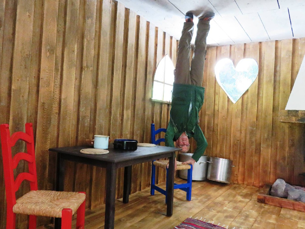 oder so - mit Kopfstand?