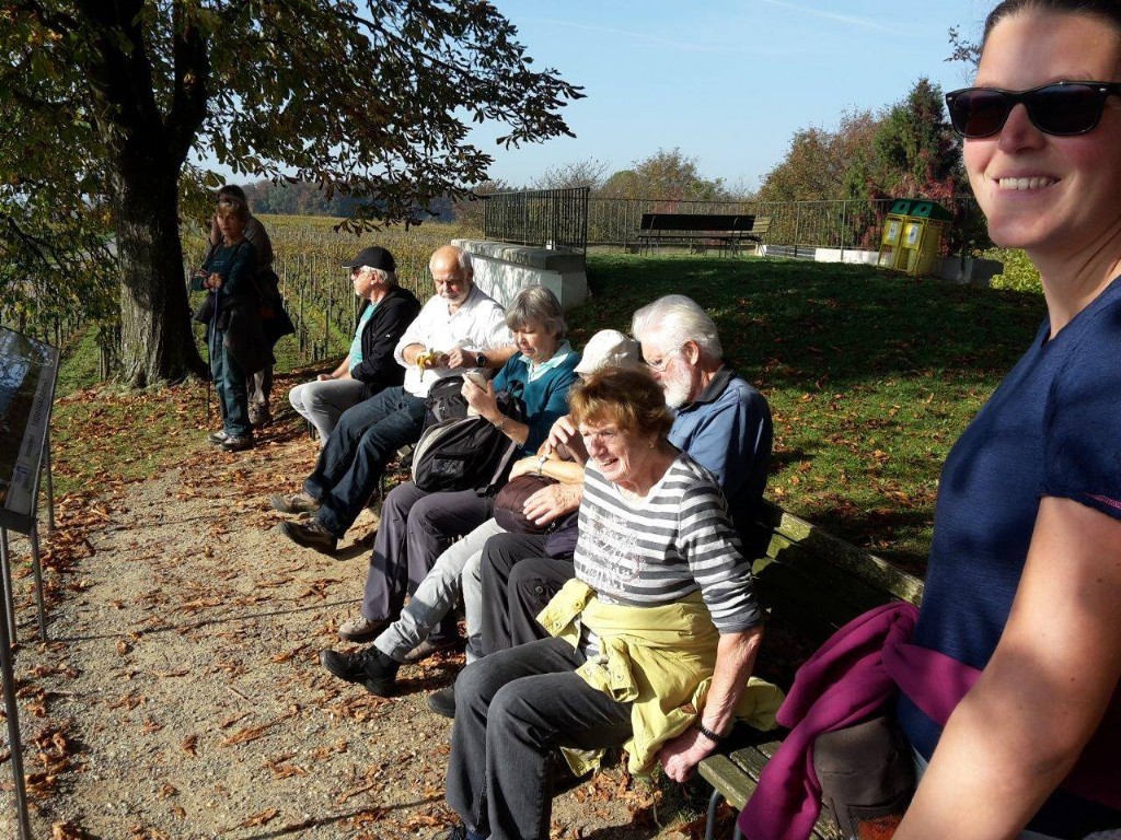 Pause auf der Wilhelmshöhe