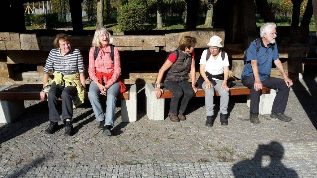 Sonnige Pause beim Hagnauer Torkel
