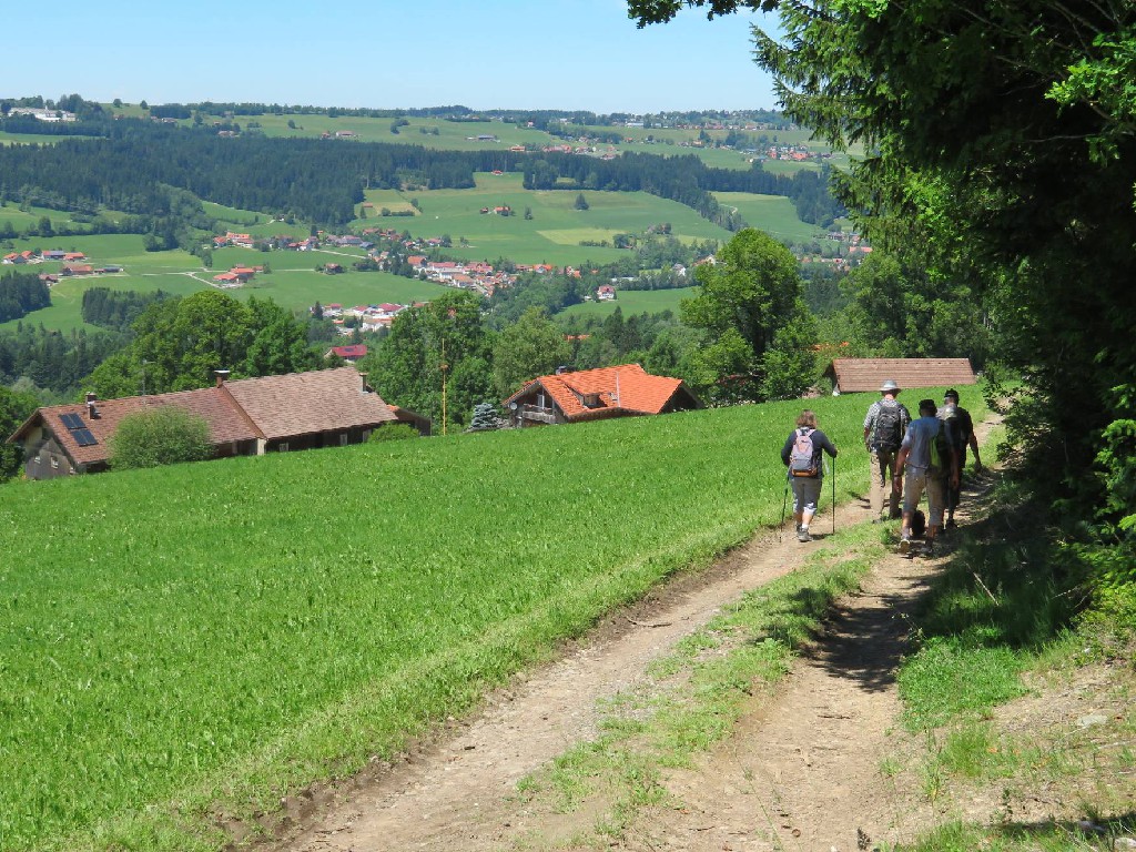 Ausgangspunkt "Weiler"in Sicht