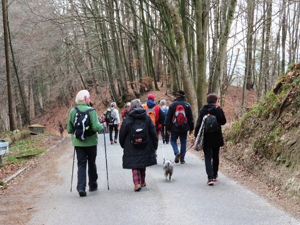 wandern Richtung Hermannsberg