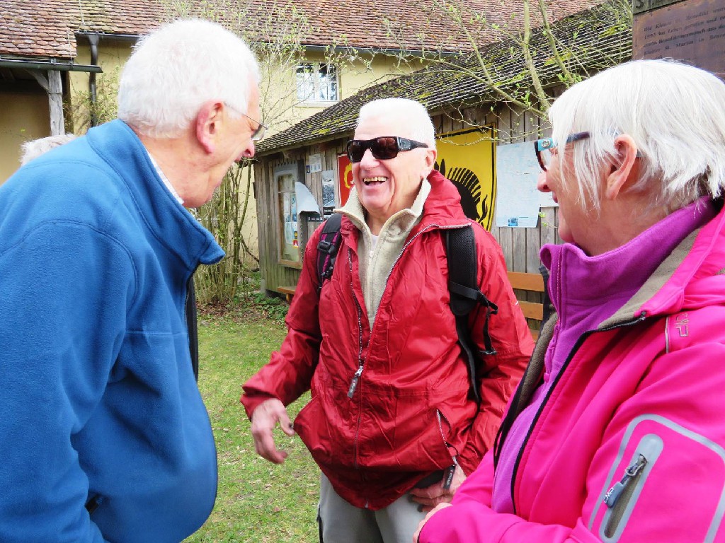Josef, Walter und Alwine sind putzmunter