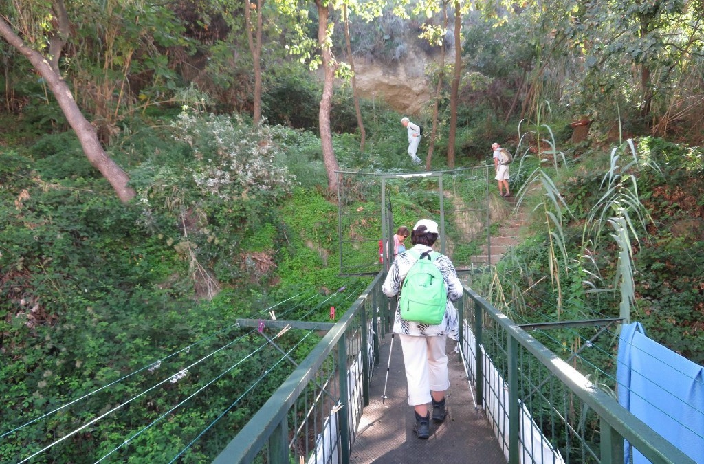 Überquerung der Schlucht