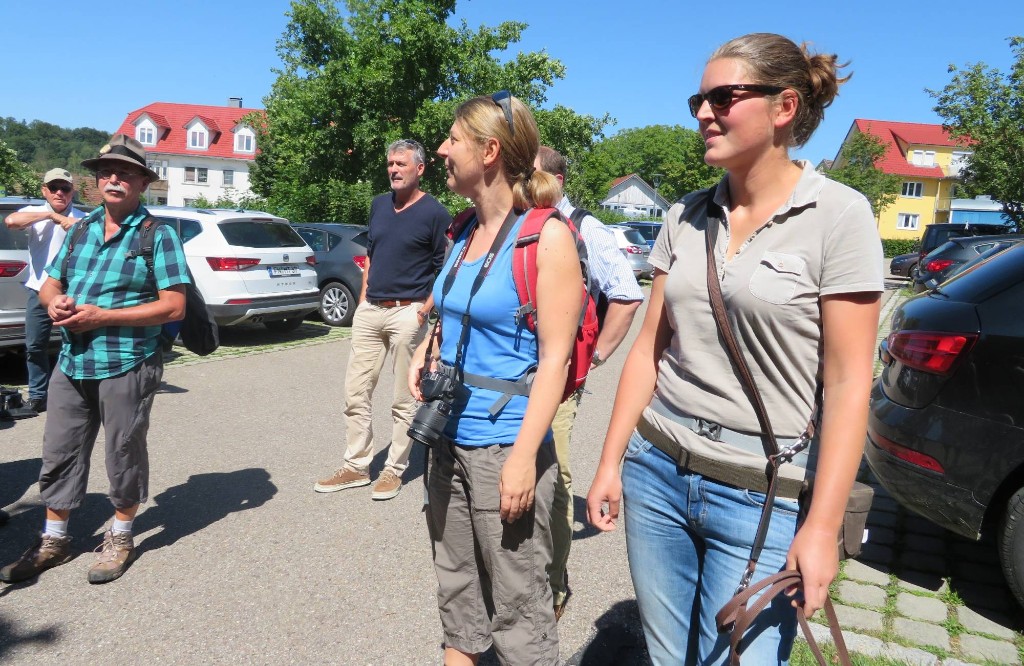 Sigrun führt die Wanderung
