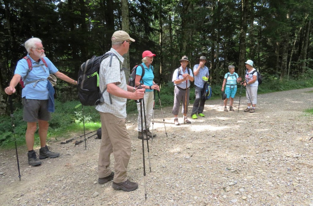 Pause nach dem ersten Anstieg