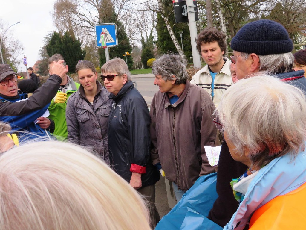 Theo gibt das Müllsammelgebiet bekannt
