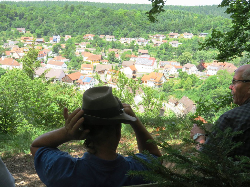 "Langer Felsen" - hoch über Storzingen