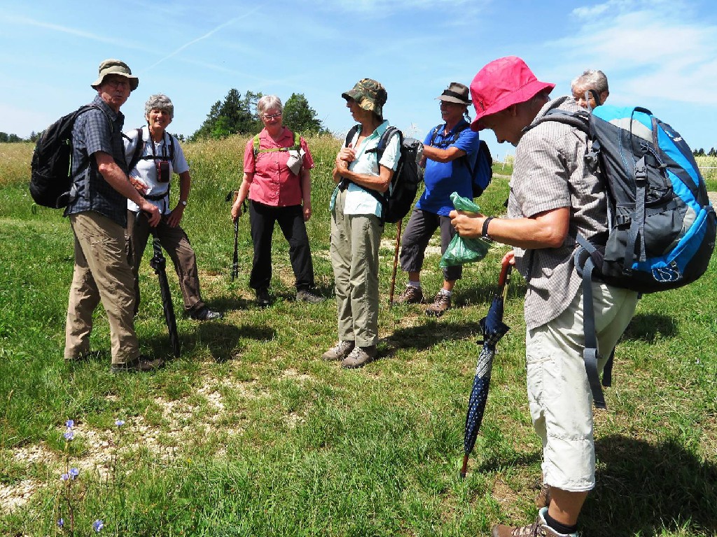 Danke Theo für die Wanderung in schönster Natur