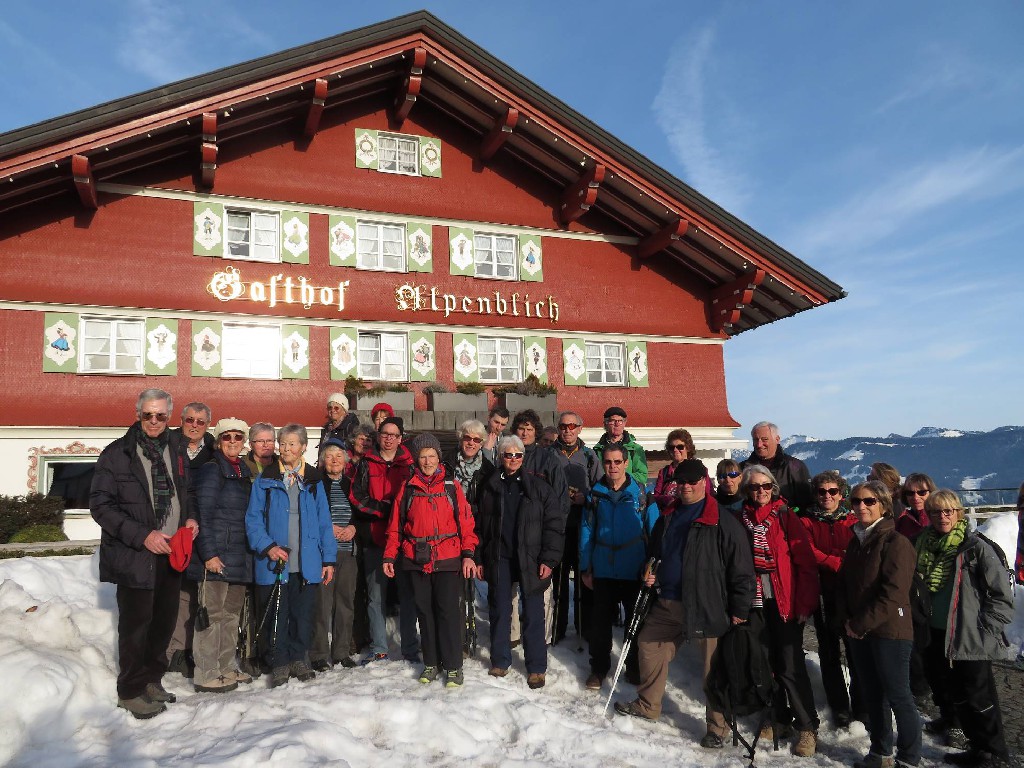 Wir danken Irene und Ernst für die wundervolle Winterwanderung