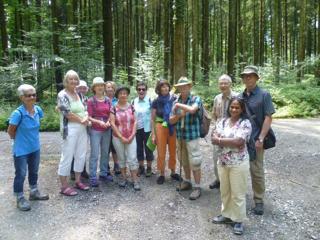 13 Wanderfreunde wandern in Bermatingen los