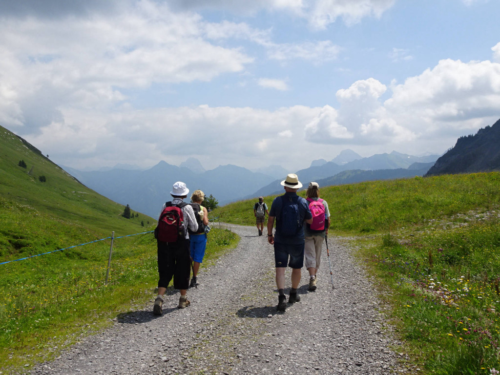 Richtung Edelweisshütte