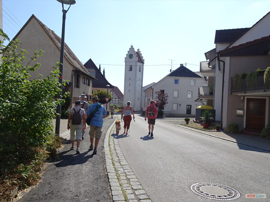 über Großschönach zurücck