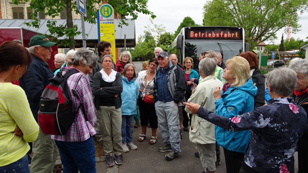 Ernst begrüßt uns in Markdorf