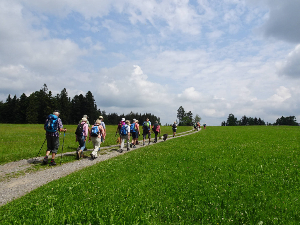 und weiter bergauf
