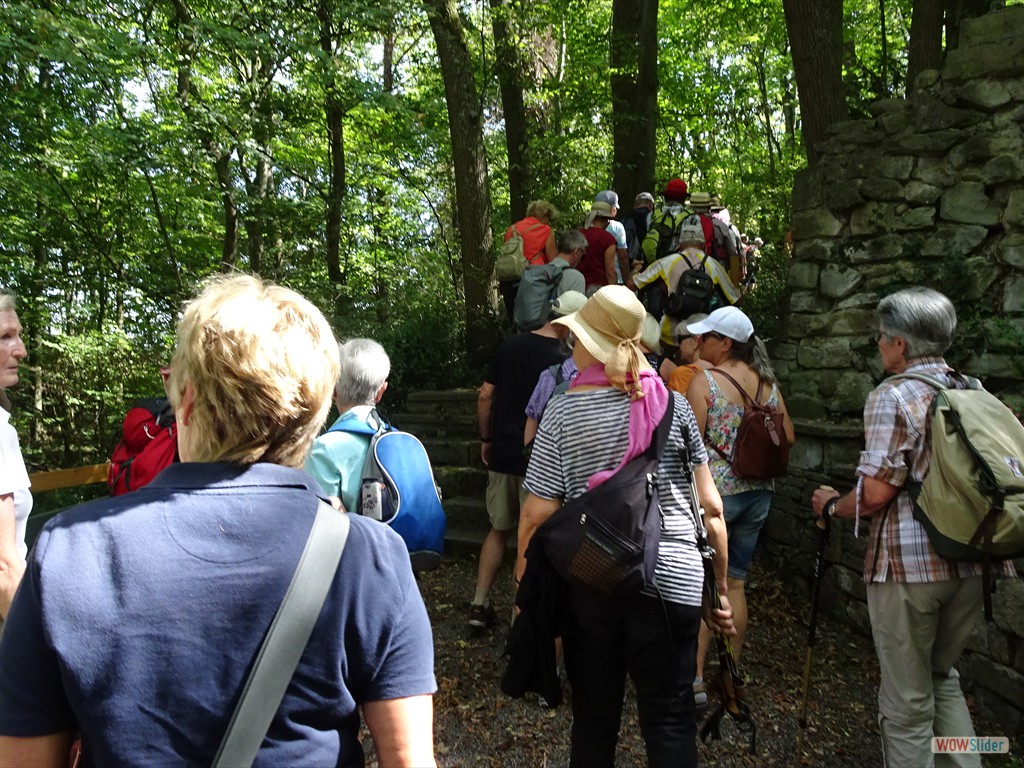 etwa 80 Wanderfreunde