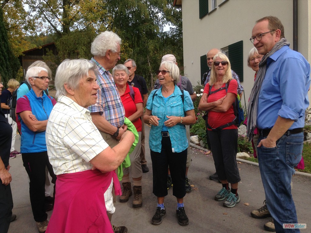 rechts Peter Frey von der Kleinkunstbühne
