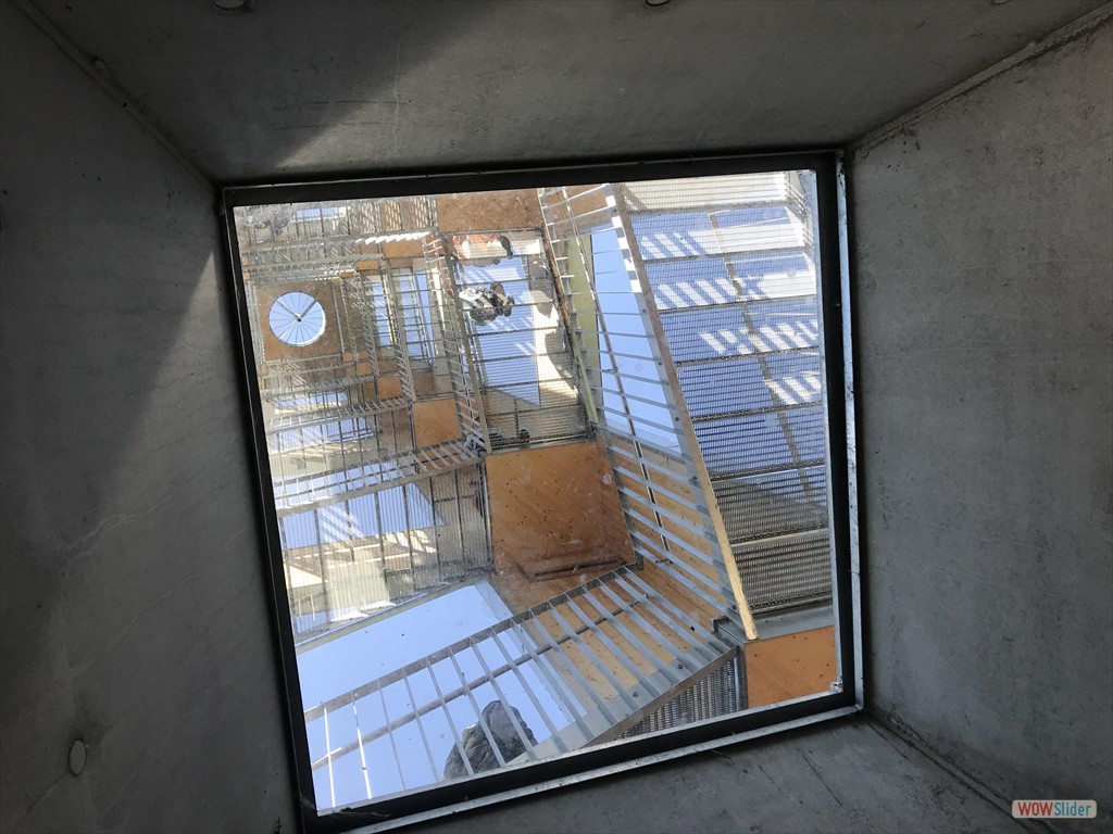 Turminneres von unten nach oben 