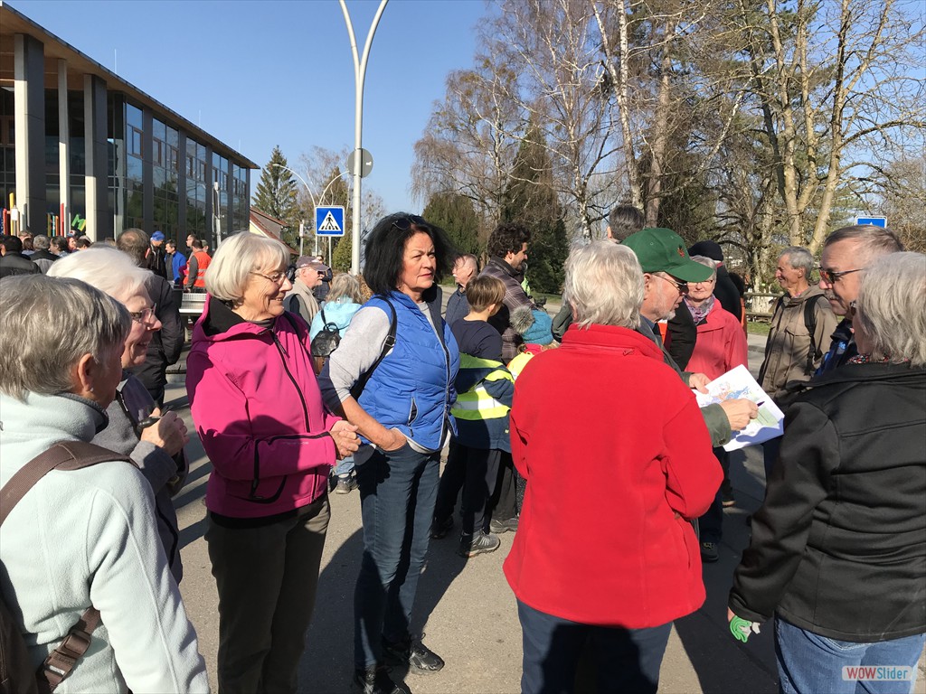 1. 28 putzfreudige Wanderfreunde vom SAV